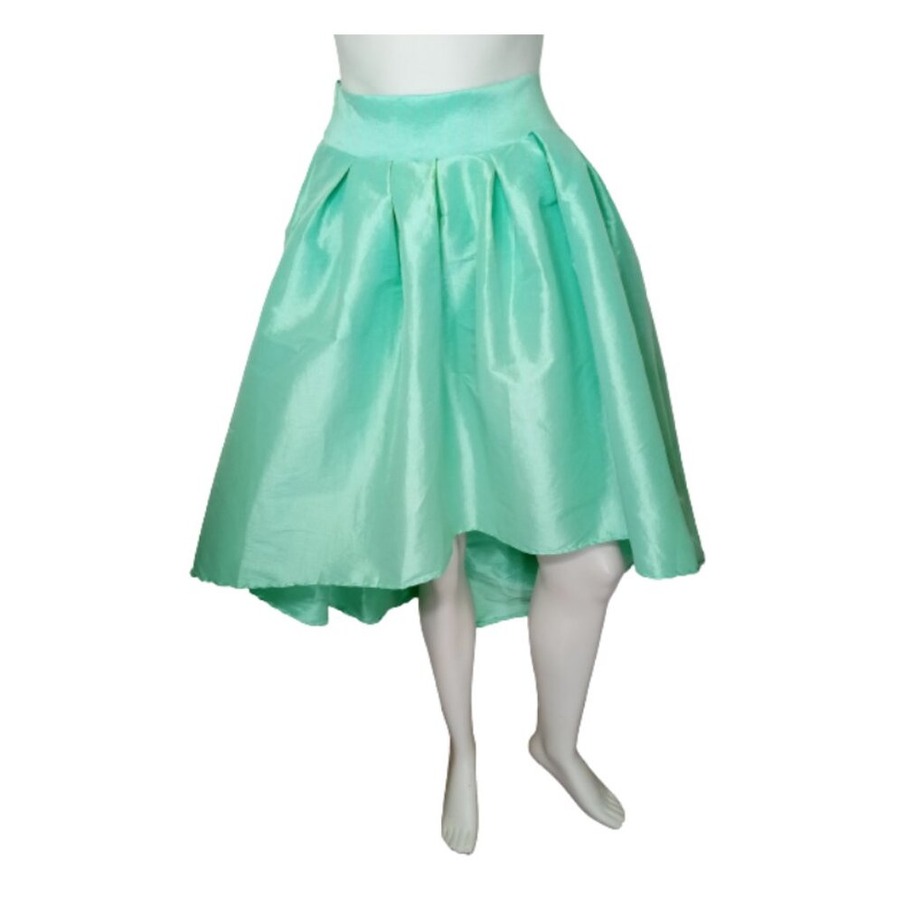Women Teal Skirt with Ribbon